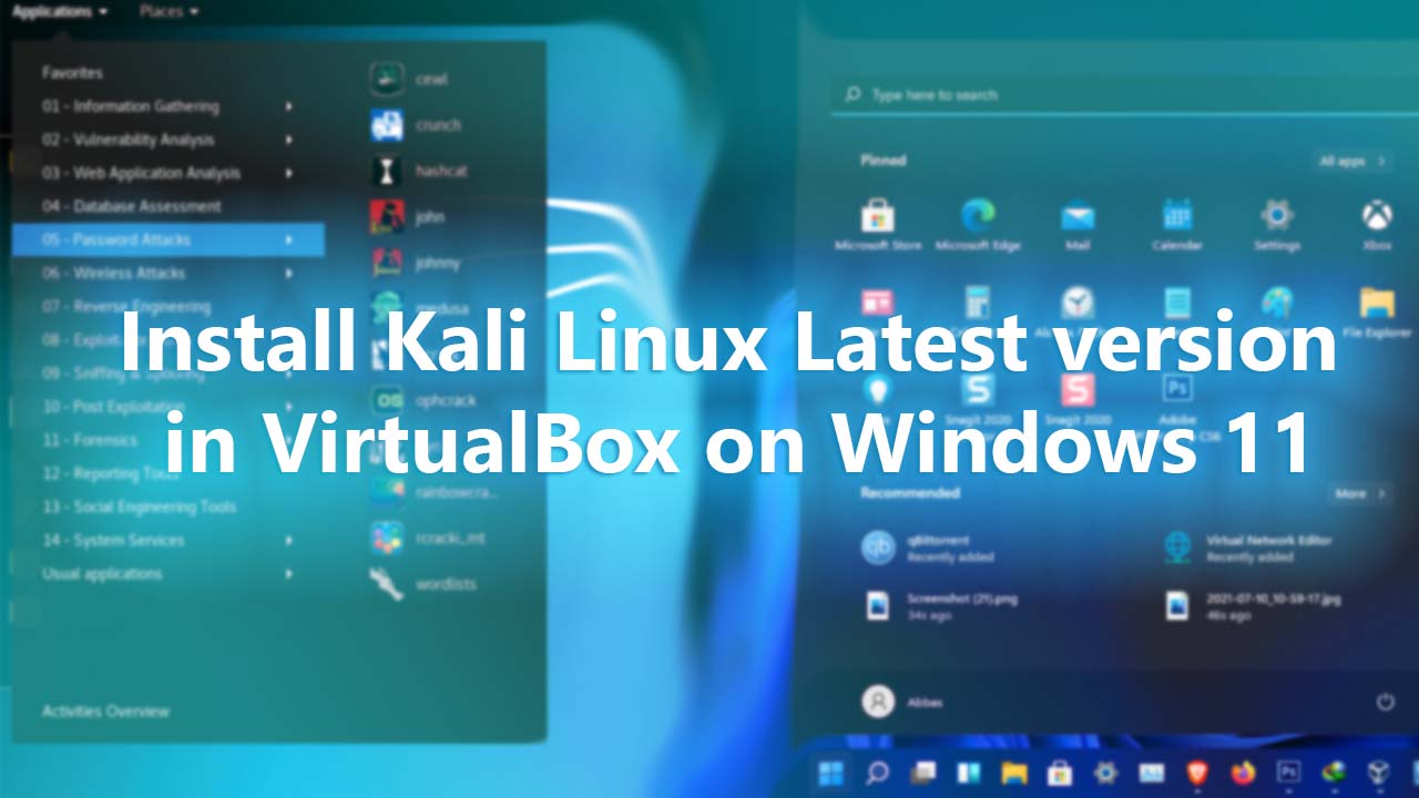 How To Install Kali Linux Latest Version In Virtualbox On Windows