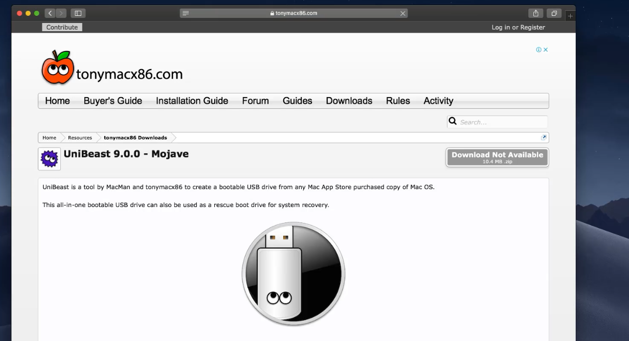 How to Create Bootable USB for macOS Mojave on Windows Using Unibeast