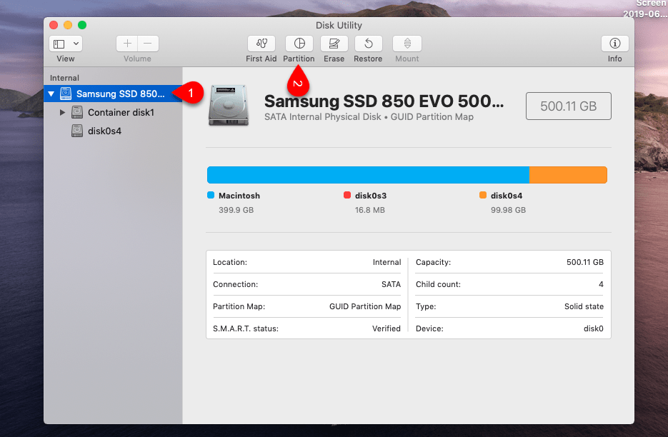 Dual Boot macOS 10.15 Catalina and Windows 10