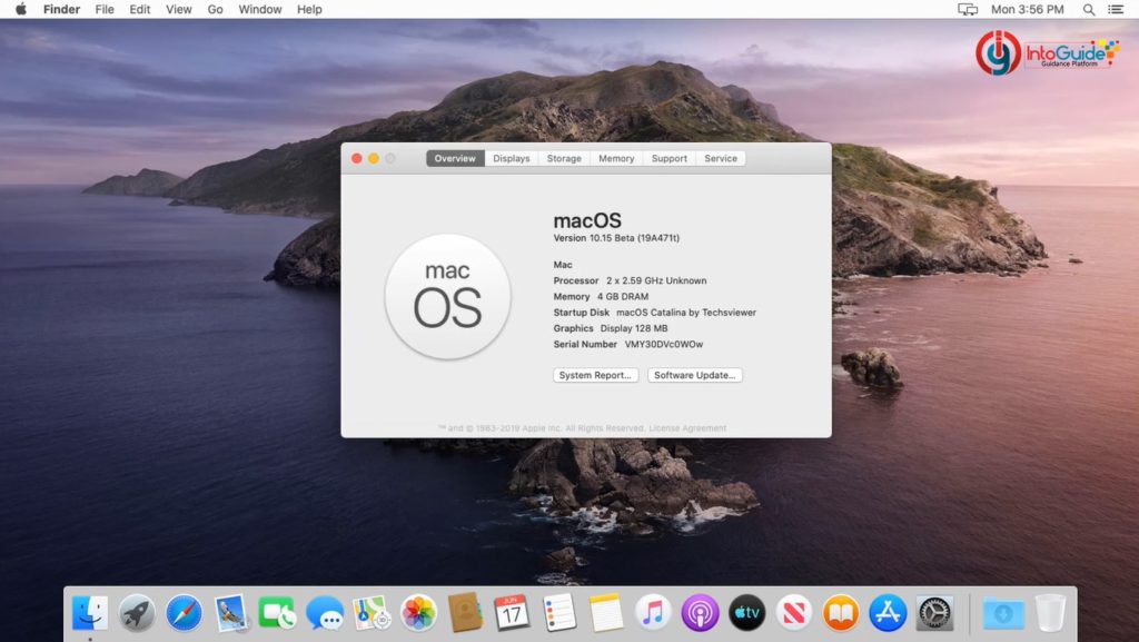 macOS 10.15 Catalina Just Installed
